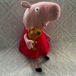 TY Peppa Pig plush 18”